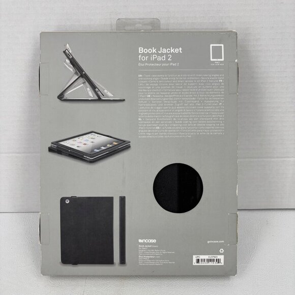 Incase Book Jacket For iPad 2 Black Protection 3 Viewing Angles Working Angle - Picture 3 of 12